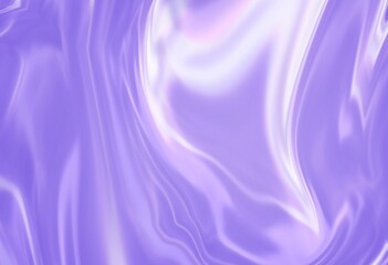 Purple and Blue Silk Satin Fabric with Flowing Waves and Soft Textures