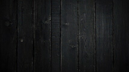 Versatile black wood surfaces enhance visual appeal. 
