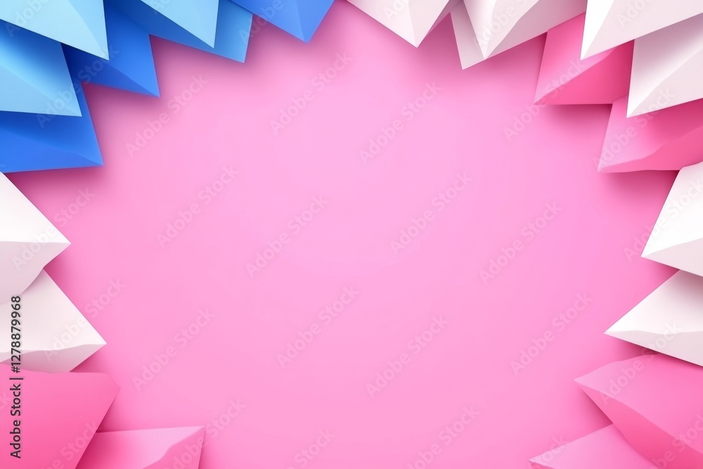 Aufkleber abstract vector science concept background polygonal geometric design pattern