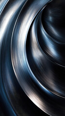 Luxurious silver-toned abstract texture with a smooth metallic finish and a subtle play of light and shadow designed for high-quality mobile wallpapers and vertical advertising 