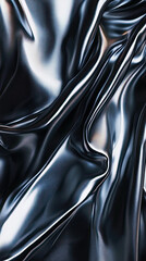 Luxurious silver-toned abstract texture with a smooth metallic finish and a subtle play of light and shadow designed for high-quality mobile wallpapers and vertical advertising 