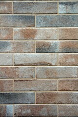 Rectangular brick wall, full frame