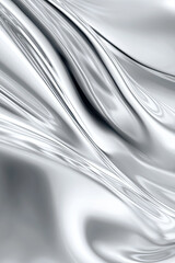 Smooth pearl silver metallic texture with a subtle grainy effect and soft reflections creating a modern and elegant abstract background ideal for banners and posters 