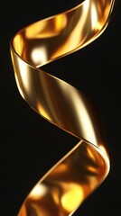 Golden Spiral Abstract Art Design