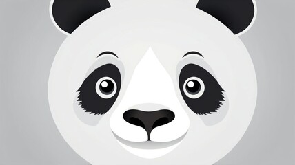 Obraz premium Adorable Cartoon Animal with Expressive Eyes and Playful Design