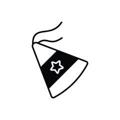 Birthday Hat vector icon