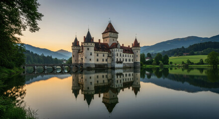 Fototapeta premium bled castle slovenia