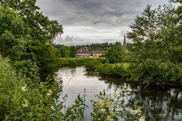 A scenic stream in the Cotswold