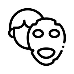 mask line icon