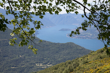 Panoramic view.
Panoramic view of Como Lake seen from a location named: “Alpe Giumello”.