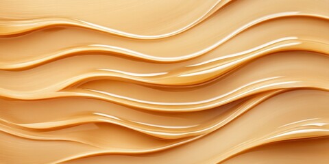 Obraz premium Silky smooth hair care cream glistens under soft light, highlighting its creamy texture and nourishing properties designed to enhance hair health and shine