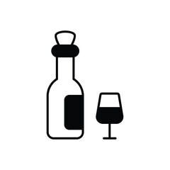 Wine vector icon