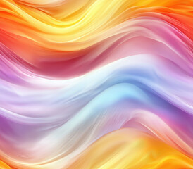 Fototapeta premium Soft swirling transitions of vibrant colors create calming effect, Seamless Pattern Style.