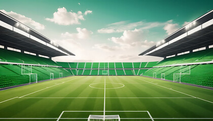 soccer field and football field