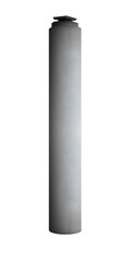 Vertical concrete column roller. On isolated transparent background.
