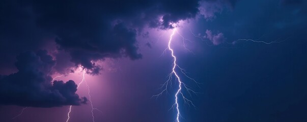 Dark clouds gathering on a stormy night with lightning flashing, electrified, stormynight, moody