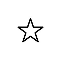 Obraz premium star pictogram on transparent background 