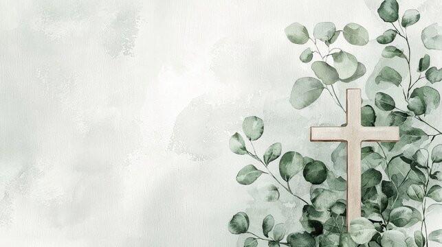 Celebrate Faith with Greenery-themed Invitations