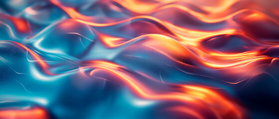 Obraz premium Fluidez Metálica: La Belleza del Metal en Movimiento