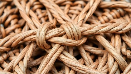 a close up of a woven piece of wood