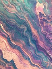 Fototapeta premium A wave with a blue and purple color scheme