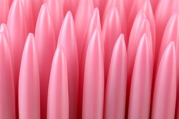 Close-up of a Red Powder Puff flower Calliandra haematocephala