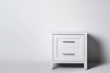 High-quality nightstand against a clean white background with realistic lighting and sharp details