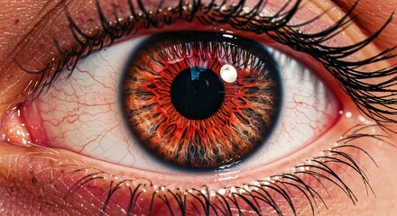 close up of eye