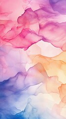 Obraz premium A colorful painting with a pink and orange background