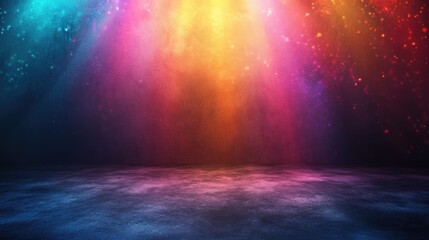 Fototapeta premium Abstract dark room wall space background. Product wall with sunlight, Empty space studio dark room with spot lighting in black background. Use as montage for product display.