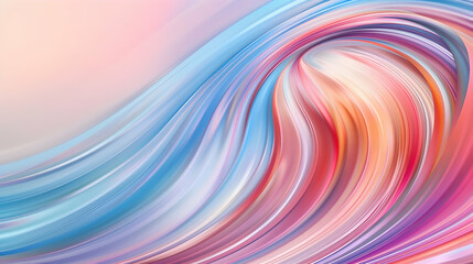 Abstract swirling patterns in pastel colors creating a serene background effect