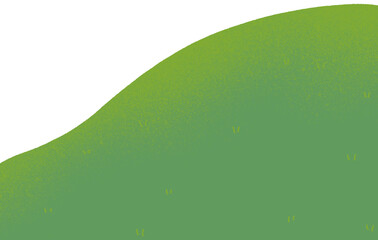 Fototapeta premium Field grass hill illustration. field illustration png.