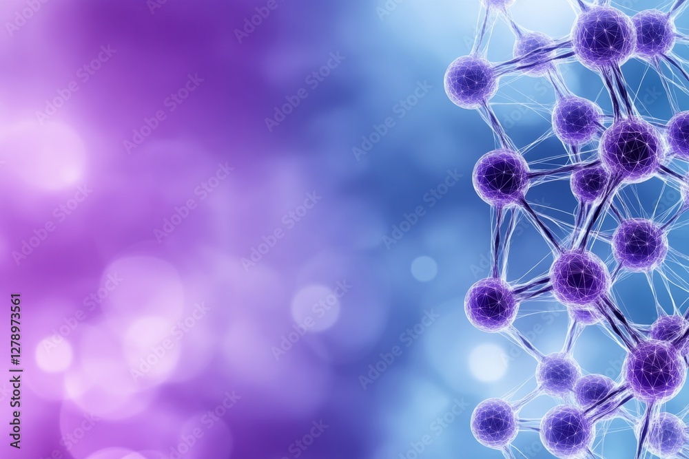 Aufkleber abstract science sci fi geometric polygonal connection pattern design concept background