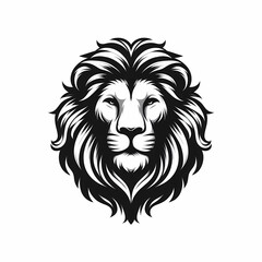 Obraz premium lion head vector image on white background