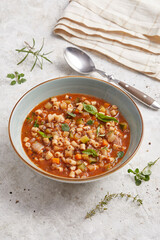 Mediterranean Lentil Soup