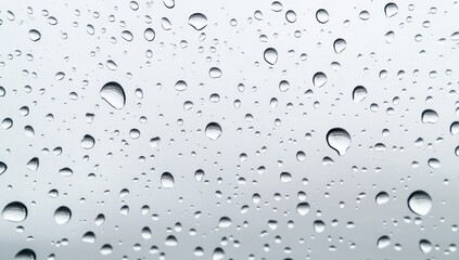 Water Drops on Glass - A Beautiful Nature Pattern