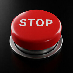 red stop button