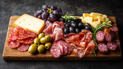 Luxury Charcuterie Board with Cured Meats