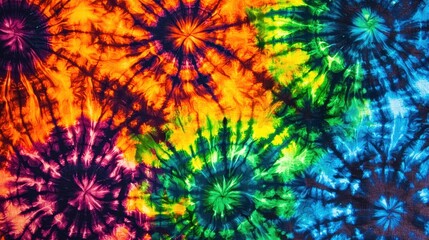 Vibrant and trendy tie dye pattern illustration
