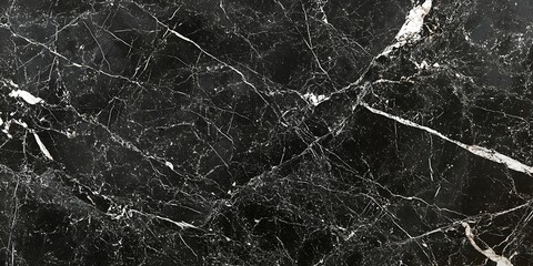Fototapeta premium Black and white marble texture background. Use Interior design