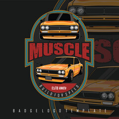 BADGE LOGO TEMPLATE, READY FORMAT EPS 10