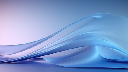 generated illustration of wavey flow of fabric or fluid abstract background