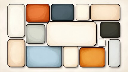 Colorful Geometric Shapes and Frames for Creative Layouts and Designs