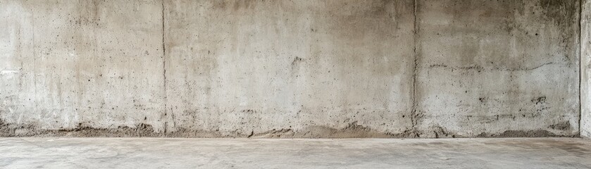 Fototapeta premium Textured Concrete Wall with Grunge Appearance and Subtle Details for Background and Interior Design Use