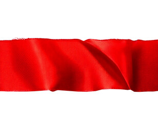 red tape isolated on transparent background