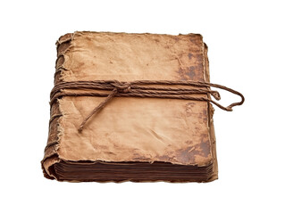 Old vintage book on a isolated on white background. old antique book