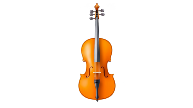 Elegant violin on black background, a captivating image of classical music 