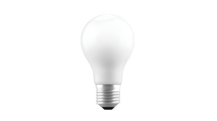 Illuminated light bulb against black background, a symbol of innovation and creativity