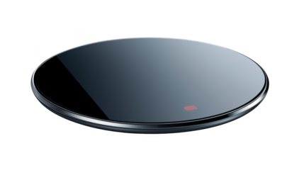 Sleek black wireless mouse pad for enhanced desk setup and precise control enhance