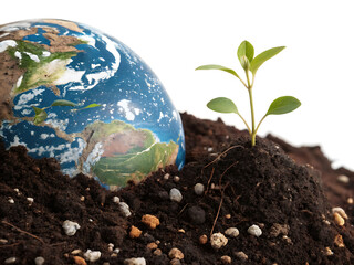 awe-inspiring richness and intricacy of earth's soil with its myriad textures vibrant hues and essential elements